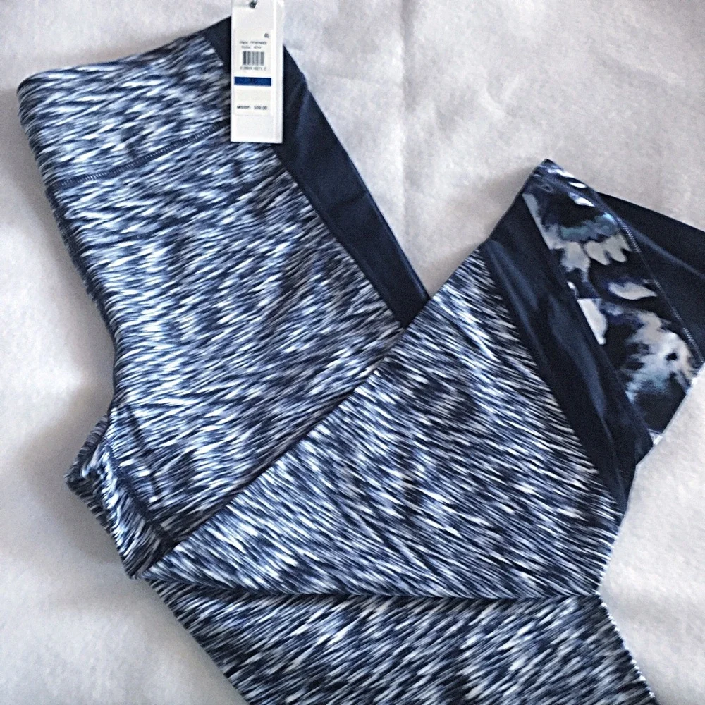Calvin Klein Blue/White Leggings